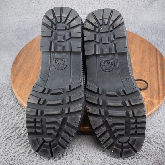 SOREL Black Nylon and Rubber Winter Boots Faux Fur Trimmed Felt Liners Womens 10 - Picture 6 of 8